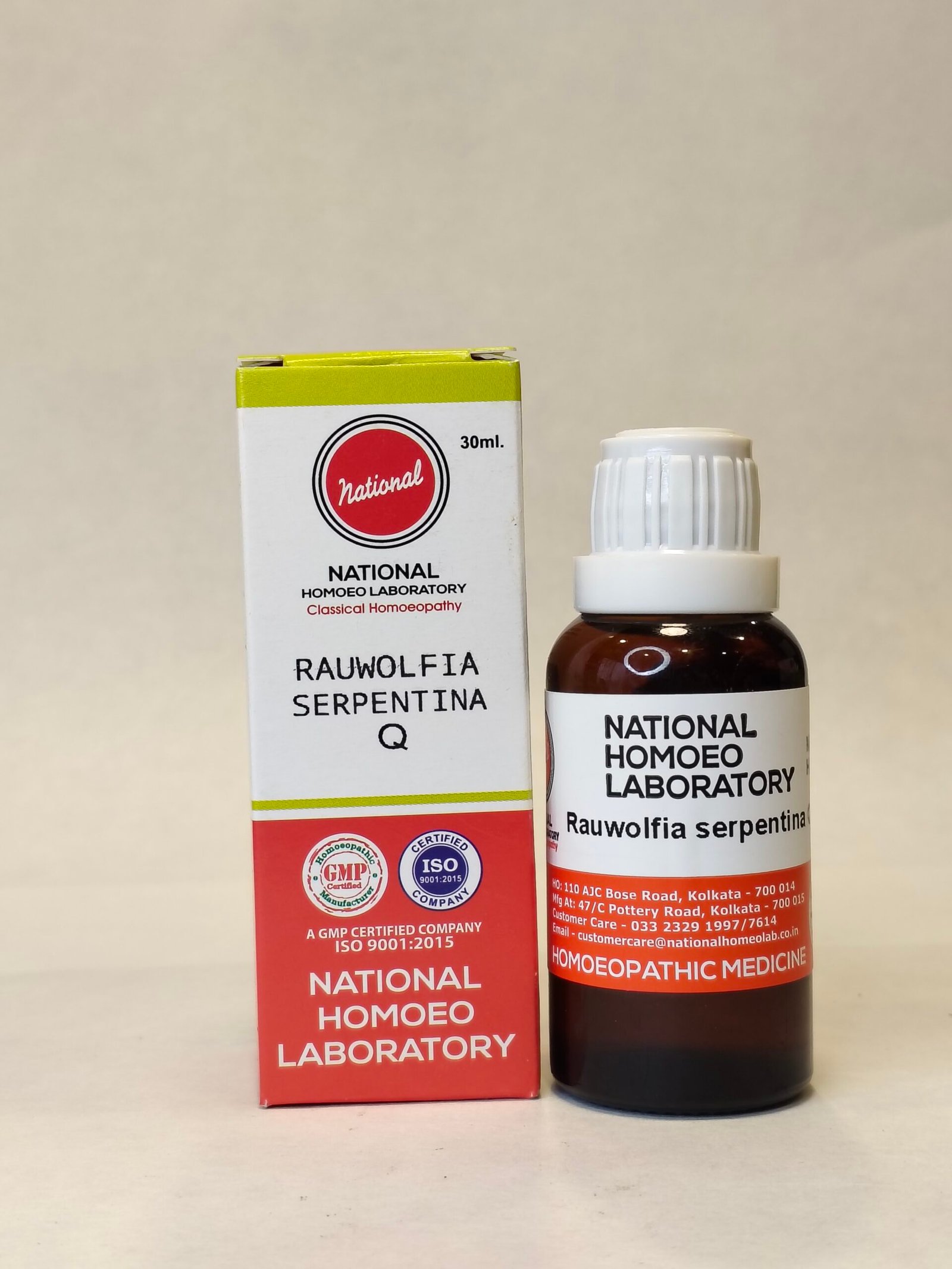 RAUWOLFIA SERP Ø M. TINCTURE RAUWOLFIA SERP Ø M. TINCTURE